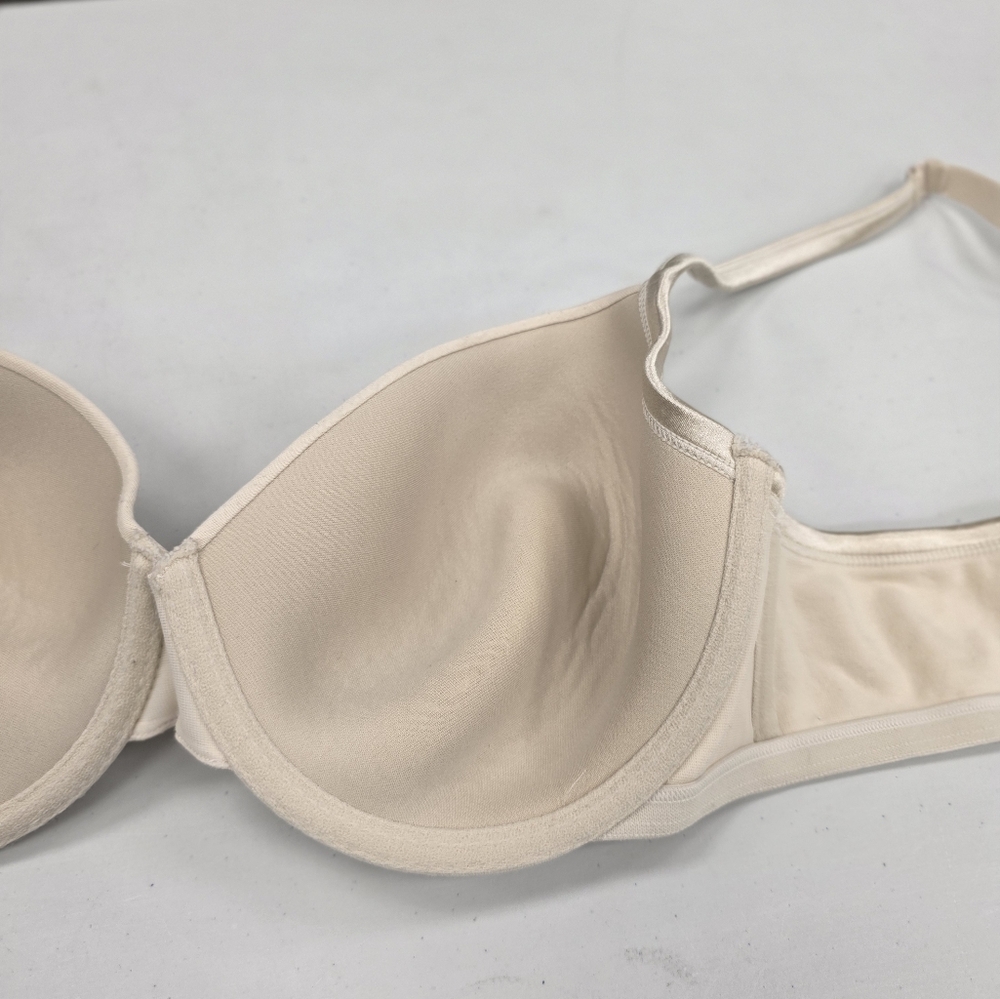 CACIQUE Light Nude Cream Cotton T-Shirt Bra 44C - Picture 11 of 11